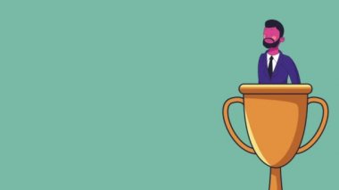 İşadamı Kupası Hd animasyon içinde