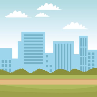 Cityscape görünümü Parkı