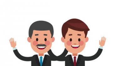 Executive işadamı çizgi film Hd animasyon
