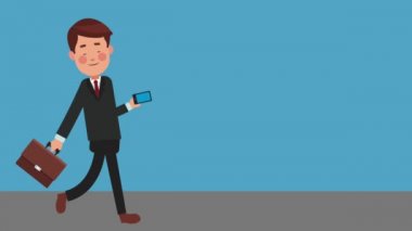 Executive işadamı çizgi film Hd animasyon