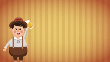 Oktober fest celebration HD animation