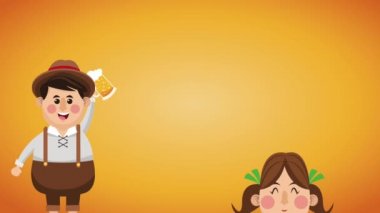 Oktober fest celebration HD animation