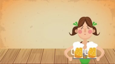 Oktober fest celebration HD animation