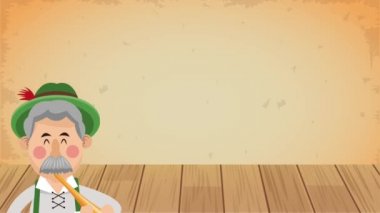 Oktober fest celebration HD animation