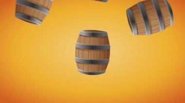 Beeer ahşap varil Hd animasyon