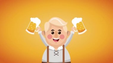 Oktober fest celebration HD animation