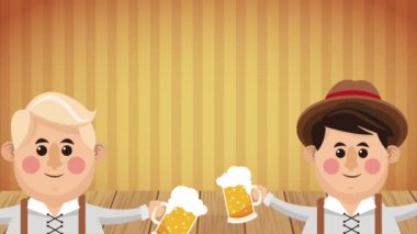 Oktober fest celebration HD animation