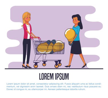 İş insanlar posteri ile bilgi