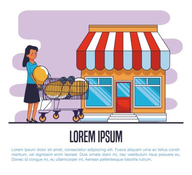 İş insanlar posteri ile bilgi