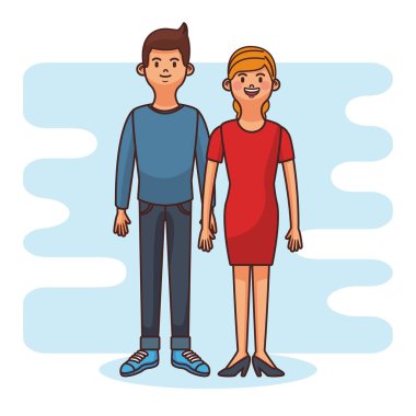 Hoş bir çift çizgi film