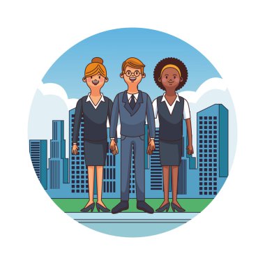 iş insanlar karikatür