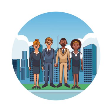 iş insanlar karikatür