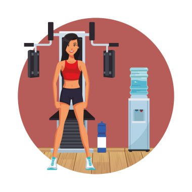 Genç ve fitness kadın