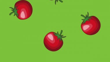 Arka plan Hd animasyon düşen sebze