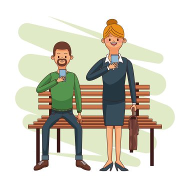 Çizgi film bağlanma insanlar