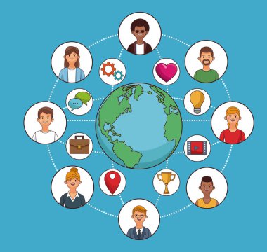 insanlar ve sosyal ağ