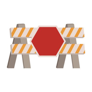 İnşaat bariyer altında