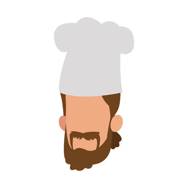 Chef avatar cartoon — Stock Vector