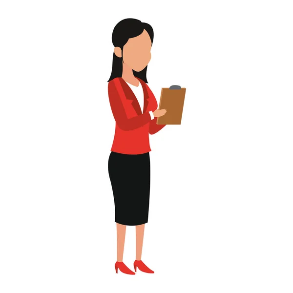 Business woman avatar — Stock Vector
