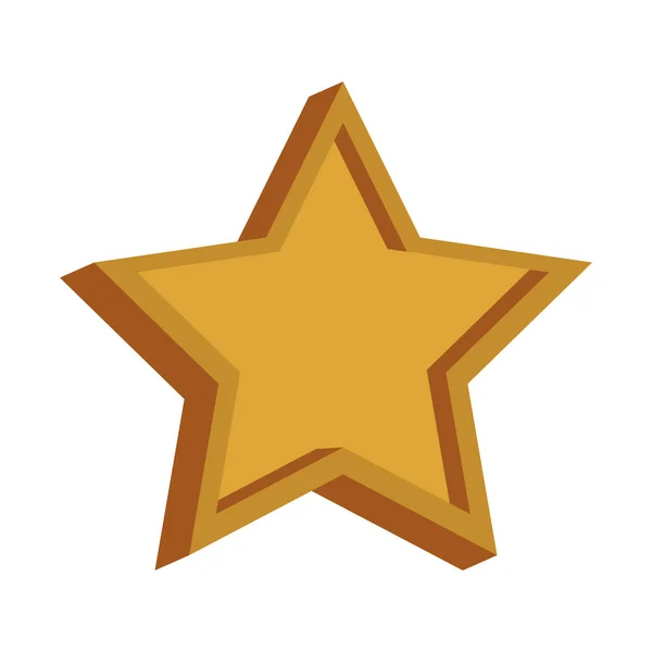 Gwiazda kształt symbolu — Wektor stockowy