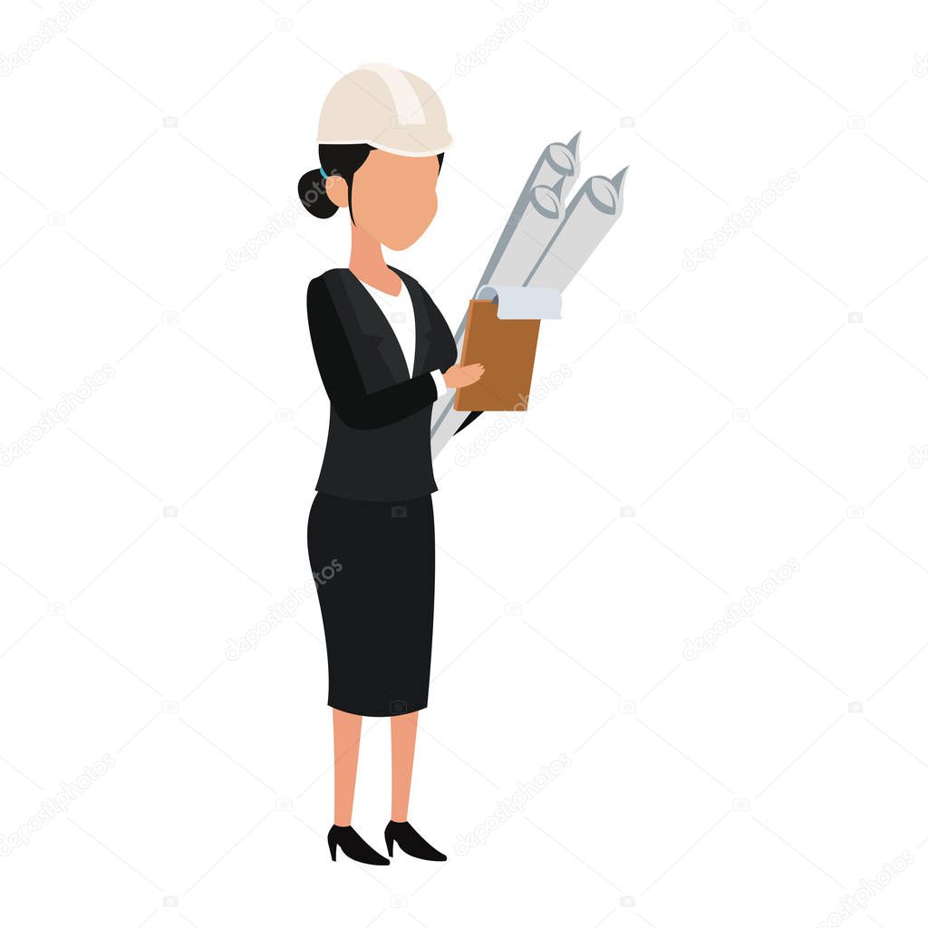 Woman architecture avatar