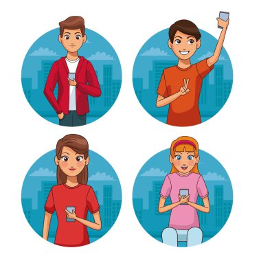 Akıllı telefonlar ile youngs kümesi