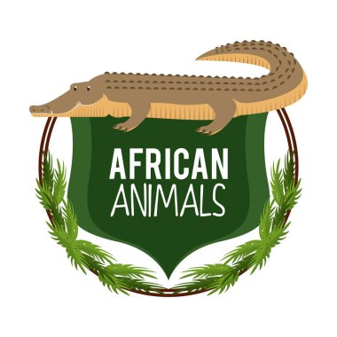 Afrika Hayvanlar Karikatür