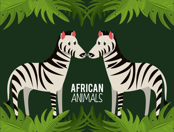 African animals cartoon
