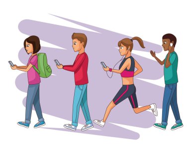 Akıllı telefon kullanan kişiler kümesi