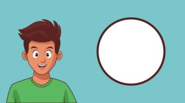 Adam ve gıda Hd animasyon