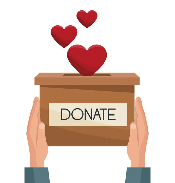 Välgörenhet aktie och kärlek — Stock vektor