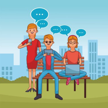 Teknoloji Parkı'nda kullanan kişiler