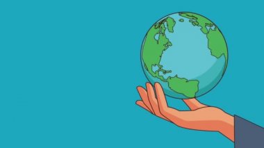 Kız ve dünya Hd animasyon