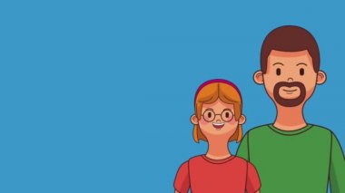 Güzel aile çizgi film Hd animasyon