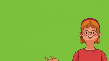Teen ve sosyal ağlar Hd animasyon
