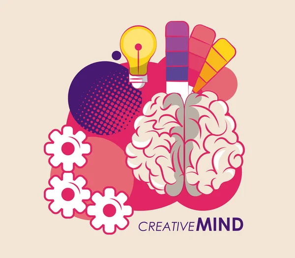 Colores e ideas creativas — Vector de stock