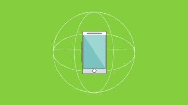 Smartphone ve sohbet Hd animasyon