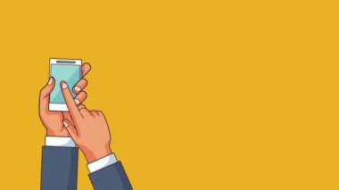 El ile smartphone Hd animasyon
