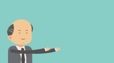 Executive işadamı çizgi film Hd animasyon