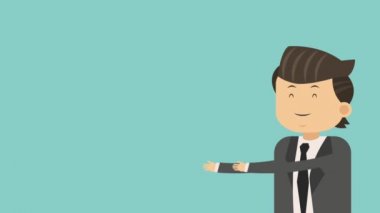 Executive işadamı çizgi film Hd animasyon