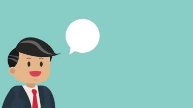 Executive işadamı çizgi film Hd animasyon