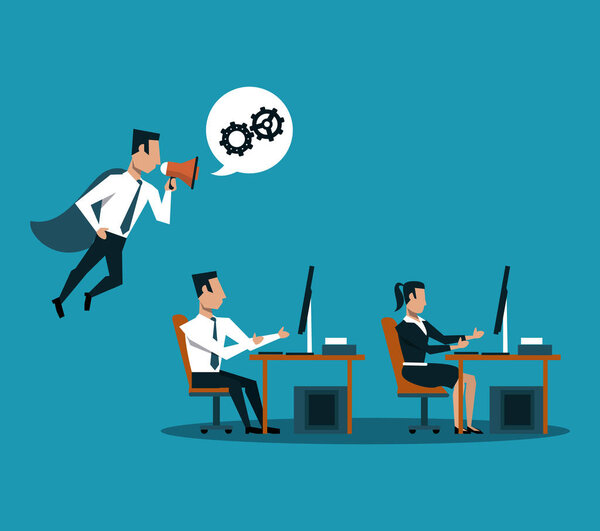 Business teamwork concept