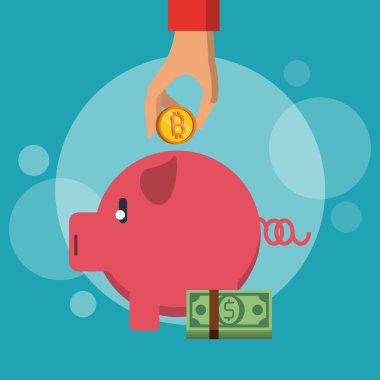 Bitcoins yatırım sembolü