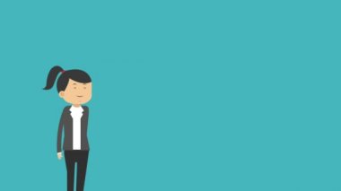 Executive iş karikatür Hd animasyon