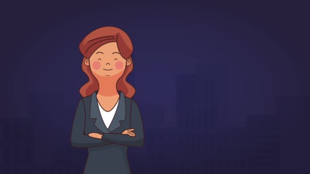 Feliz día del trabajo HD animación — Vídeo de stock