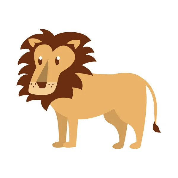 Lion wild animal — Stock Vector