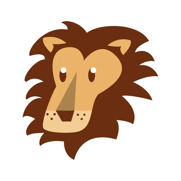 León animal salvaje — Vector de stock