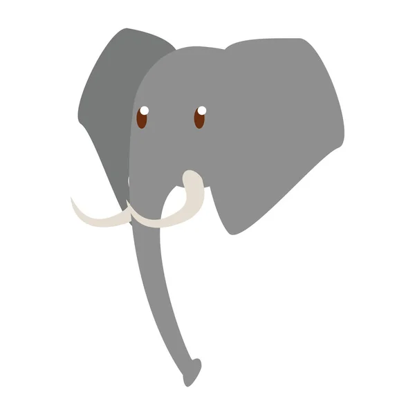 Éléphant animal sauvage — Image vectorielle