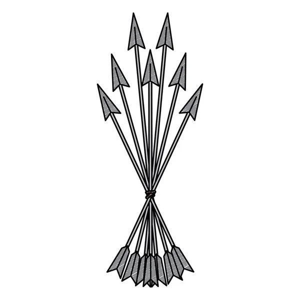 Символ стрел лука — стоковый вектор