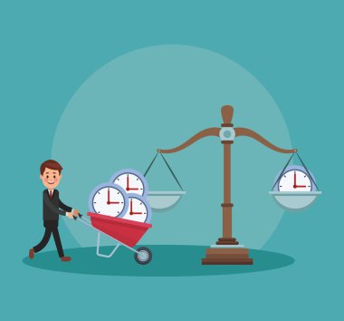 Executive işadamı çizgi film